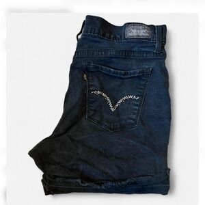 Levi's black Jean Shorts